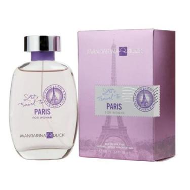 Imagem de Perfume Let's Travel To Paris Feminino 100ml Eau De Toilette Mandarina