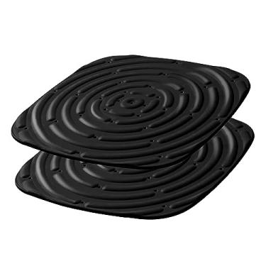 Imagem de Pacote com 2 Almofadas de Ninho de Galinha Laváveis para Galinheiros, Almofadas de Caixas de Ninho, Almofadas de Caixa de Ninho Reutilizáveis, PRETO