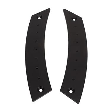 Imagem de Maçaneta do painel porta, maçaneta interna de liga de alumínio antienvelhecimento de alta resistência para porta de carro (preto)