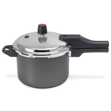 Imagem de Panela de Pressão 4,5 Litros Multiflon Indução Induct+ em Alumínio e Revestimento Antiaderente - Preta