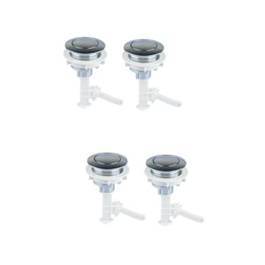 Imagem de OSALADI 4 Pcs Botão Do Banheiro Descarga De Tanque De Banheiro Botões De Pressão Do Tanque Do Banheiro Descarga Do Vaso Sanitário Botão De Banheiro Tanque De Água Volta Abdômen Branco