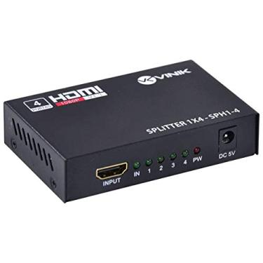 Imagem de SPLITTER HDMI 1 ENTRADAS 4 SAIDAS SPH1-4 VINIK