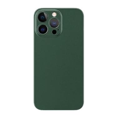 Imagem de LXURY Capa ultrafina para iPhone 15 Pro Max/15 Pro/15 Plus/15, capa protetora de polipropileno fosco à prova de choque com suporte de carregamento sem fio, verde, 15 Pro Max