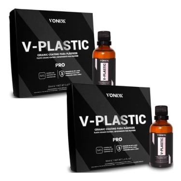 Imagem de Kit Com 2 V-Plastic Vonixx Vitrificador Para Plásticos 50ml