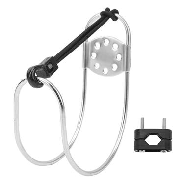 Imagem de Suporte de Bóia Salva-vidas, Suporte de Ferradura Marinha de Aço Inoxidável Durável Amplamente Utilizado à Prova de Ferrugem para Navios, Iates, Oceanos