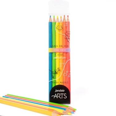 Imagem de Lápis de Cor 6 cores Neon Jandaia Arts