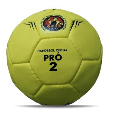 Imagem de Bola Handebol Topper Hand T2 Pro Costurada Amarelo