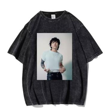 Imagem de Camiseta Jungkook Seven Album Star Style Moda Moderna Lavada Manga Curta, 8, G