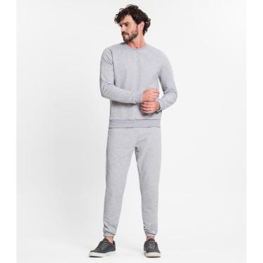 Imagem de Calça Masculina Em Moletom Rovitex Cinza-Masculino