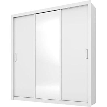 Imagem de Guarda-Roupa de Casal Com Pés Residence Branco - LC Móveis