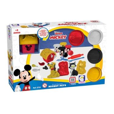 Imagem de Cotiplás, Brinquedo Kit de Massinha Mickey Pets Disney