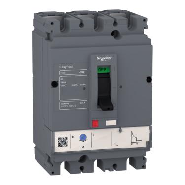 Imagem de Disjuntor Tripolar Ajustável 44,1-63A 25kA 380/415Vca CVS100B3063/LV510305 – Schneider