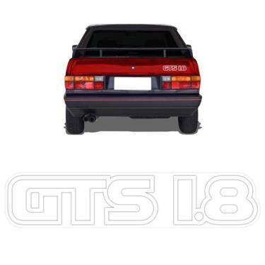 Imagem de Adesivo Traseiro Volkswagen Gol GTS 1.8 1988 Branco - SPORTINOX