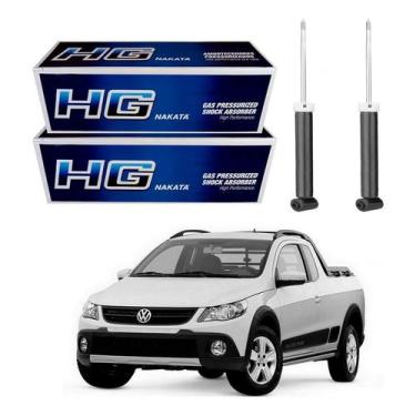 Imagem de Par Amortecedor Traseiro Saveiro Cross G5 1.6 2009 A 2013 - Nakata