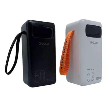 Imagem de Carregador Power Bank 50000mah Portátil Turbo Rápido 22.5w - GOLD