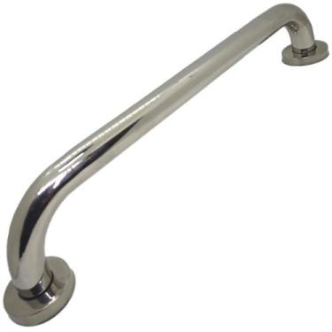Imagem de Barra de Apoio Inox Alça Segurança Banheiro para Idoso Deficiente 40cm