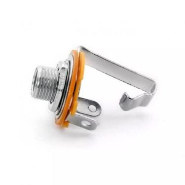 Imagem de Jack P10 Mono Comum Para Guitarra Baixo Violão - Castelo Parts