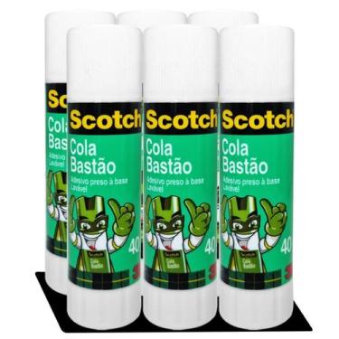 Imagem de Cola Bastão 40g Scotch 6 Unidades