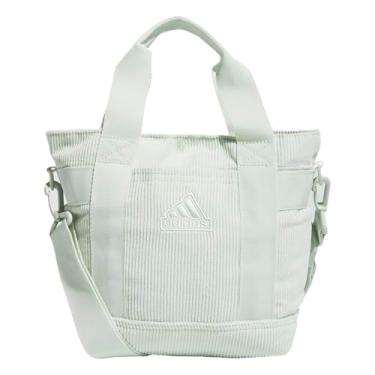 Imagem de adidas Mini sacola (5l) bolsa tiracolo pequena compacta durável para viagem, veludo cotelê/linho verde, One Size, Mini sacola (5l) bolsa tiracolo pequena compacta durável para viagem