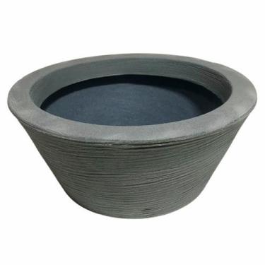 Imagem de Vaso Bacia De Polietileno Com Textura Para Plantas 26cm - Alpe & Arita