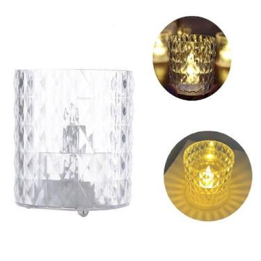 Imagem de Vela Led com Suporte Castiçal Luminária Decoração Sem Fio - Cascavel
