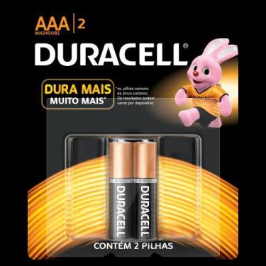 Imagem de Pilha Alcalina Palito aaa 2 Dura muito mais - Duracell, Alcalina
