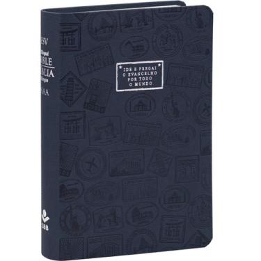 Imagem de Bíblia Bilíngue Português - NAA / Inglês - ESV - Azul