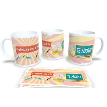 Imagem de Canecas Personalizadas dia dos Professores - Estampa Sublimada, Mod.58