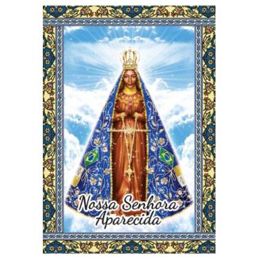 Imagem de 10.000 Santinho Querida Mãe Aparecida (oração no verso) - 7x10 cm - Sa