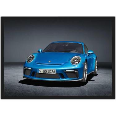 Imagem de Quadro Decorativo Carros Porsche Com Moldura G05 - Vital Quadros