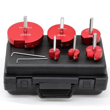 Imagem de PPRK6 Escareador de tubo de plástico PVC kit de 6 peças cabe em brocas padrão de 1/2" A ferramenta de alargador de tubo de PVC contém PPR75, PPR100, PPR150, PPR200, PPR300 e PPR400