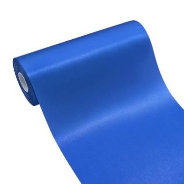 Imagem de Simplegoal Fita de cetim azul royal, 20 cm, 25 metros, tecido grande, fita de seda para embrulho, kit de cerimônia de corte, abertura grande, cadeira, mesa, cabelo, carro, laços, costura, artesanato