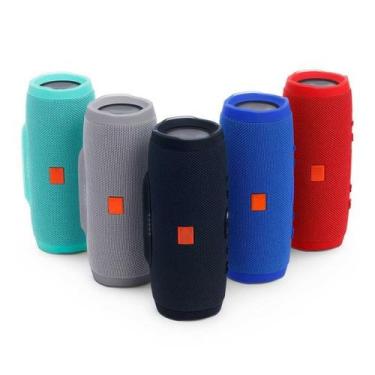 Imagem de Caixa de Som Mais Vendida Modelo 3 com Bluetooth+Cartão+PenDrive e FM 