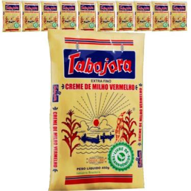 Imagem de Fuba de Milho Vegano Sem Gluten Pacote 450g Kit 11 Unidades - Tabajara