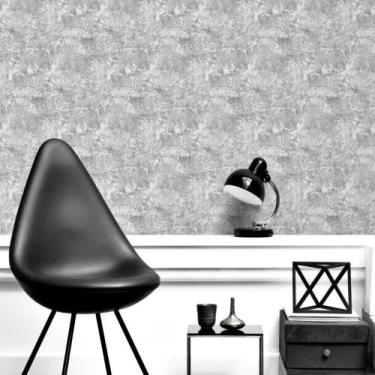 Imagem de Papel de Parede Colorkey Concreto Cinza e Prata COL1004 - EDANTEX