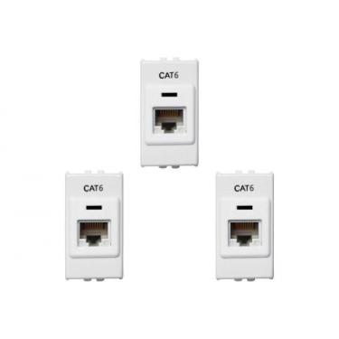 Imagem de Kit C/3 - Modulo Soprano Ilus (Rj45 Cat6)   5Tg99100