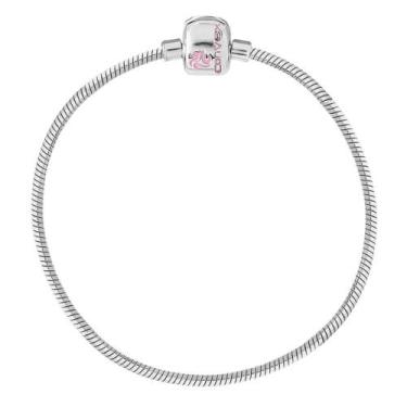 Imagem de Pulseira Prata para Berloque Link Infantil c/ Resina 13cm - Convex