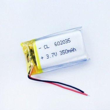 Imagem de Bateria   602035 C/ 350mah E 3,7v Com 2 Fios Nova - KMIG