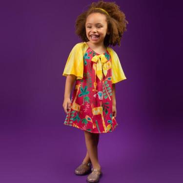 Imagem de Vestido Viscose "Girafa" - Saia de Filó, 1, Estampado