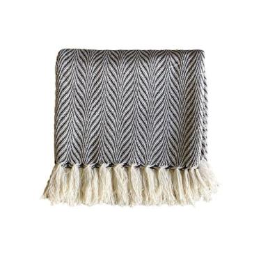 Imagem de Manta Para Sofá Cama Casal Gigante 100% Algodão Protetora e Decoração 