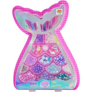 Imagem de Brinquedo para Menina KIT Sereia Pocket Biju Collect - DM TOYS