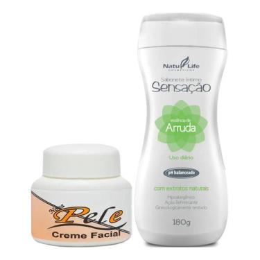Imagem de Kit 1 Creme Facial Nova Pele + 1 Sabonete Íntimo Sensação Arruda - A B