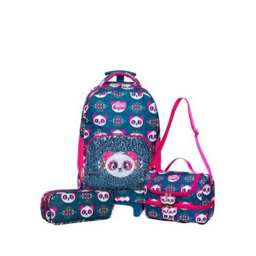 Imagem de Mochila spector + estojo + lancheira, U, AZUL - ROSA