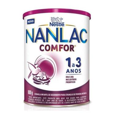 Imagem de Fórmula Infantil Leite Nanlac Comfor 1 A 3 Anos 800G - Nestle