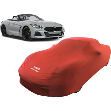 Imagem de Capa Para Cobrir Carro Bmw Z4 Tecido Macio Helanca Lycra - Mz, Vermelh