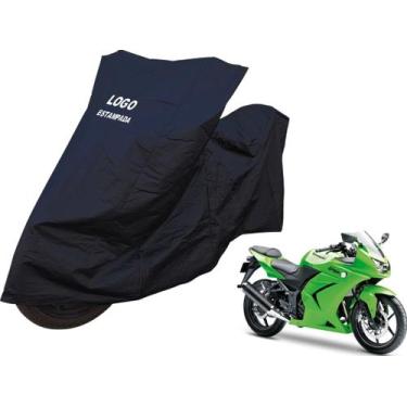 Imagem de Capa Fixação Elástico Impermeável Moto Kawasaki Ninja 250R - Mz