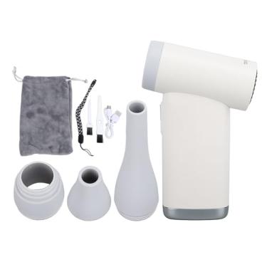 Imagem de Espanador de Ar Comprimido, Espanador de Ar Elétrico de 100000 RPM Com Luz LED, Ventilador de pó Turbofan de 4 Engrenagens, Soprador de Jato Seco Recarregável, Kit de Limpeza