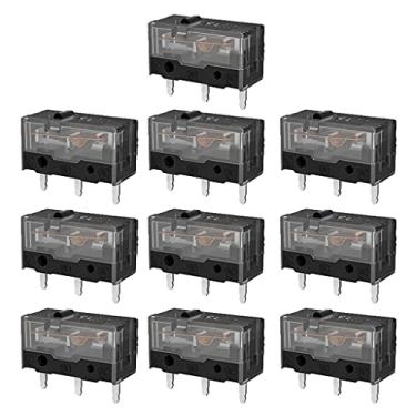 Imagem de PIPL Micro Switch 8.0 Micro Switch Original Kailh 8.0 Mouse Micro Botão Contator Dourado 80 Milhões de Cliques Vida Útil 3 Pinos Black Dot