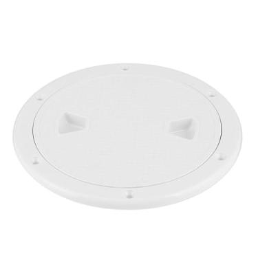 Imagem de 6in ABS Placa de Convés Branca Redonda Antiderrapante Tampa da Escotilha de Inspeção de Barco Peças Marinhas