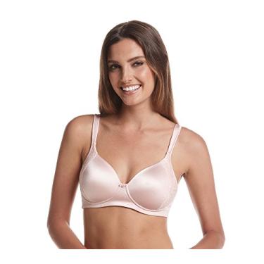 Imagem de Bali Designs feminino One Smooth U sem cadarço, Tela transparente rosa pálido/marfim, 42DD